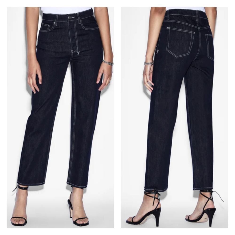 Ksubi Brooklyn Jean Zenith Mid Rise Relaxed Straight Leg Women Size 30
